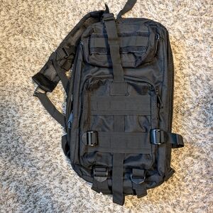 Black Tactical Backpack